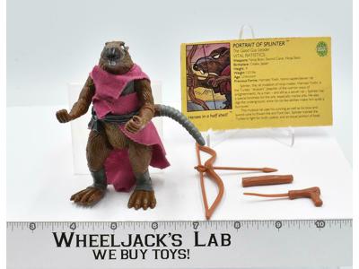 Splinter Hard Head TMNT Teenage Mutant Ninja Turtle Vintage 1988 Playmates