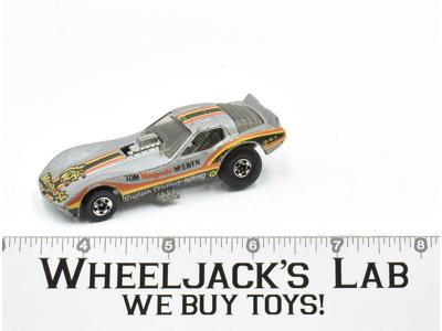 Mongoose Corvette Silver 1977 Mattel Vintage Hot Wheels