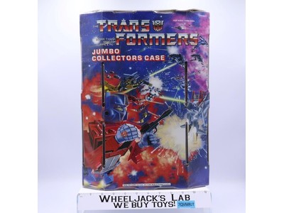 Vinyl Jumbo Collectors Case #75000 Tara Toy Corp. 1985 G1 Transformers Vintage