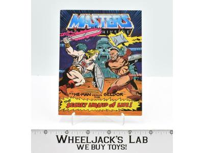 The Secret Liquid Of Life! Mini Comic Book MOTU Masters of the Universe Mattel