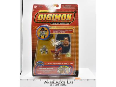 Digimon Season 4 Set 50 #2 Digimon Digital Monsters 1997 Bandai PVC Figures MOSC