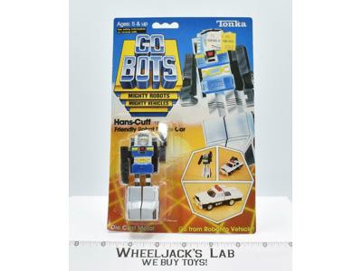 Hans-Cuff Friendly Robot Police Car MOSC NEW Gobots 1983 Tonka Action Figure