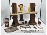 Endor Ewok Village Action Playset ROTJ Star Wars 1983 Vintage Kenner