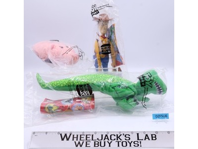 Rex Hamm Sheriff Woody Toy Story 1995 Burger King Kids Meal Plush Toys NEW