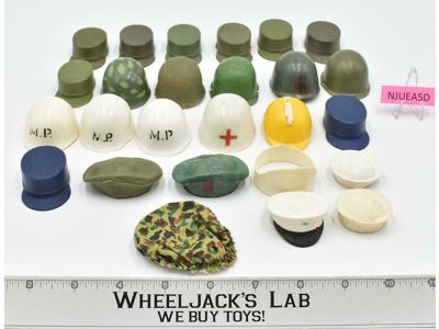 Lot Of Accessories G.I. Joes 12" Helmets Vintage Action Figure