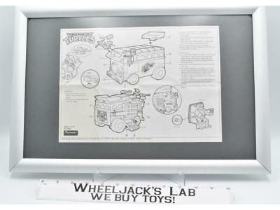 Teenage Mutant Ninja Turtles Blueprint ONLY 1989 Party Wagon 5622