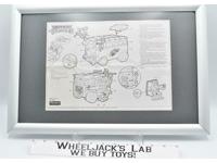 Teenage Mutant Ninja Turtles Blueprint ONLY 1989 Party Wagon 5622