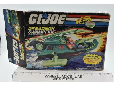 Dreadnok Swampfire Vehicle W/Box 100% Complete GI Joe 1986 Action Figure
