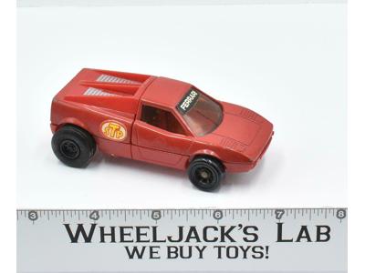 Ferrari Red Car Robot Dashbots 1984 Upright Vintage Action Figure