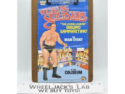 Bruno Sammartino Original Poster 1985 WWF LJN Wrestling Vintage