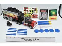 Optimus Prime Laser Rod 100% Complete UNUSED STICKERS G2 Transformers Vintage