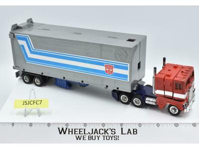 Optimus Prime Light Blue Vintage 1984 G1 Transformers Hasbro Action Figure