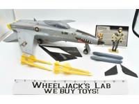 Conquest X-30 Jet W/ Pilot 100% Complete 1986 GI Joe Vintage Vehicle Hasbro
