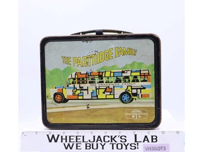 The Partridge Family Metal Lunch Box ONLY 1971 Thermos Brand Columbia Pictures