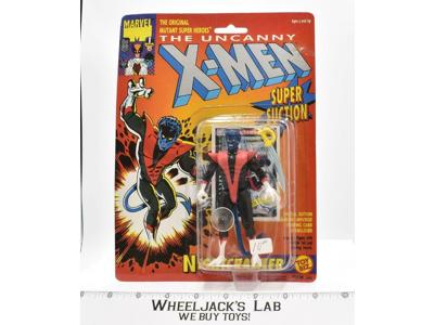 Nightcrawler Super Suction The Uncanny X-Men Marvel Comics 1991 Toybiz MOSC