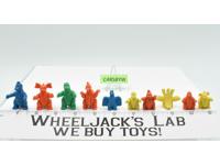 Lot of 10 Various Godzilla Rubber 1-2" Mini Figures