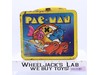 Pac-Man Metal Lunch Box ONLY 1980 Aladdin Vintage Bally Midway YELLOW