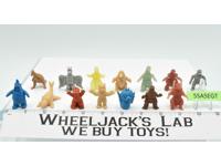 Lot of 14 Various Godzilla Rubber 2" Mini Figures