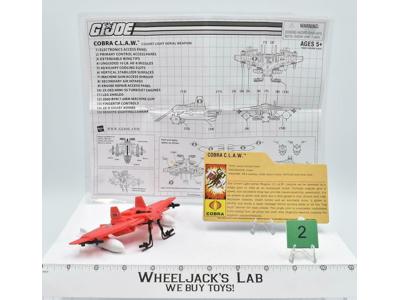 Cobra C.L.A.W. #2 100% Complete Vehicle 2009 G.I. Joe Hasbro