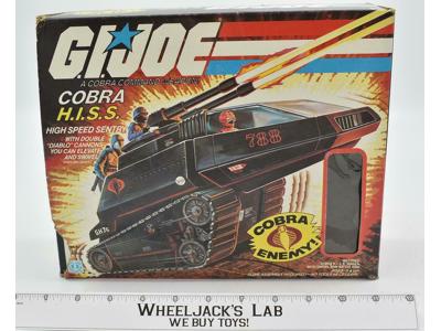 Cobra H.I.S.S. &amp; Driver 100% Complete MIB GI Joe 1983 Vehicle Hasbro Vintage