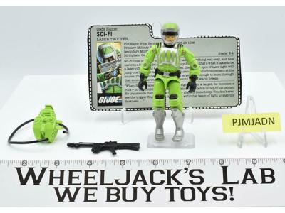 Laser Trooper 100% Complete GI Joe V1 ARAH Vintage Hasbro 1986 Action Figure
