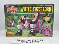 White Tigerzord W/Ranger Mighty Morphin Power Rangers 1994 Bandai Complete W/Box
