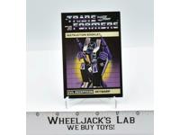 Skywarp Action Figure Instruction Manual Booklet 1984 G1 Transformers