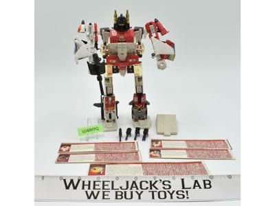 Superion Aerialbots Set 100% Complete Vintage 1986 G1 Transformers Hasbro