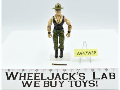 Sgt. Slaughter 100% Complete GI Joe V1 ARAH Vintage Hasbro 1986 Figure
