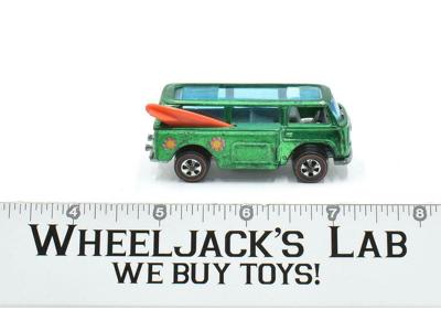 Volkswagen Beach Bomb Green 1969 Redline Hot Wheels Mattel Vintage RL