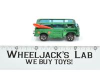 Volkswagen Beach Bomb Green 1969 Redline Hot Wheels Mattel Vintage RL