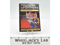 Optimus Prime Action Figure Instruction Manual Booklet 1984 G1 Transformers