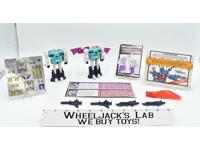 Pounce &amp; Wingspan Complete STICKER ON SHEET NEAR MINT 1987 G1 Transformers