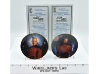 Mini Plate Collection The Next Generation Star Trek Capt. Picard/Commander Riker