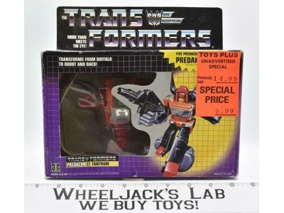 Tantrum MIB 100% Complete 1986 Vintage Hasbro G1 Transformers Action Figure