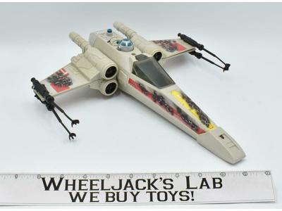 Battle Damaged X-Wing Fighter 100% Complete Star Wars 1977 Kenner Vehicle