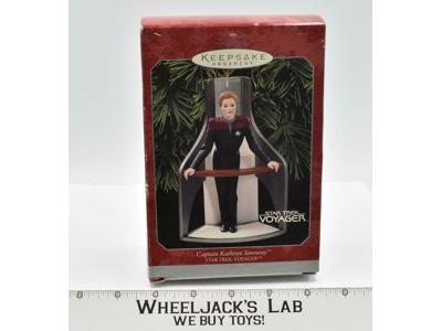 Captain Kathryn Janeway Star Trek Voyager MIB 1998 Hallmark Keepsake Ornament