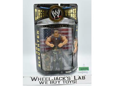 Sgt Slaughter Classic Super Stars NEW MOSC 2004 WWE Jakks Pacific
