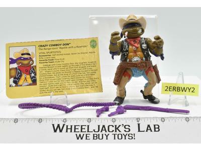 Crazy Cowboy Don 100% Complete Teenage Mutant Ninja Turtle TMNT 1992 Playmates