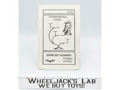 Tridimensional Chess Starfleet Academy Training Manual Vintage