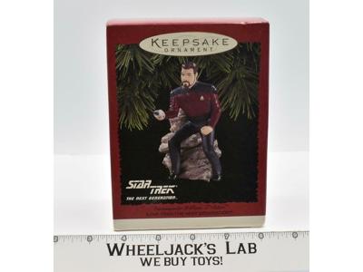 Commander William J. Riker Star Trek MIB Keepsake Ornament 1996 Hallmark