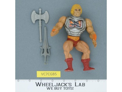 Battle Armor 100% Complete Masters of the Universe He-Man MOTU 1984 Mattel