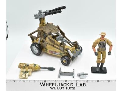 Desert Coyote W/ Double Clutch 100% Complete 2004 GI Joe Hasbro Figure Vehicle