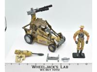 Desert Coyote W/ Double Clutch 100% Complete 2004 GI Joe Hasbro Figure Vehicle