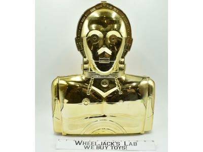 C-3PO Gold Action Figure Storage Case 1983 ROTJ Kenner Star Wars Vintage