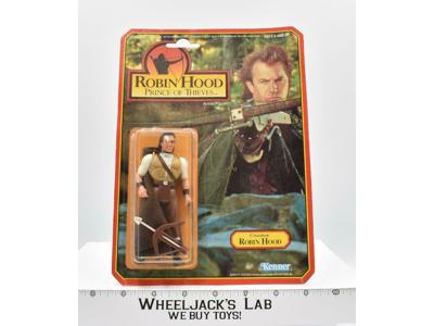 Robin Hood W/Crossbow Robin Hood Prince of Thieves 1991 Kenner MOSC NEW