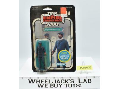 Bespin Security Guard BLACK 45 Back Star Wars ESB 1981 Kenner NEW MOSC