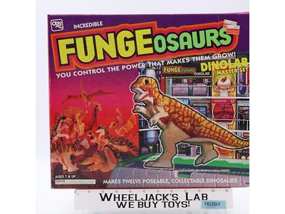 Fungeosaurs Dinolab Master Set Ohio Art 12 Poseable Dinosaurs 1993 NEW SEALED