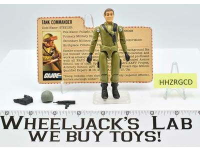 Steeler V1 Straight Arms 100% Complete GI Joe 1982 Hasbro Action Figure