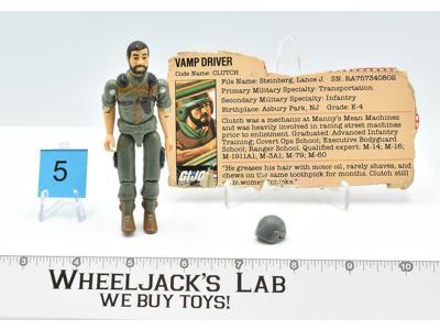 Clutch #5 V1 Straight Arms 100% Complete 1982 GI Joe ARAH Vintage Hasbro Figure